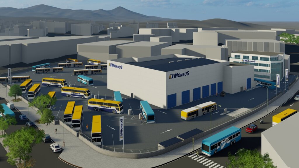 Monbus EV Terminal, Sant Boi - CGI